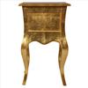 Design Toscano Hayworth Gilded Mahogany Side Table AF57658